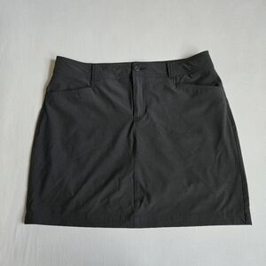 Eddie Bauer Skort Gray Stretch Stretchy Athleisure Walking 8